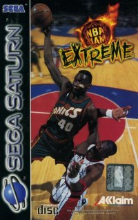 NBA Jam Extreme PAL Sega Saturn PAL box art